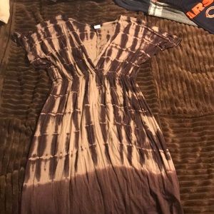 Shot sundress/coverup